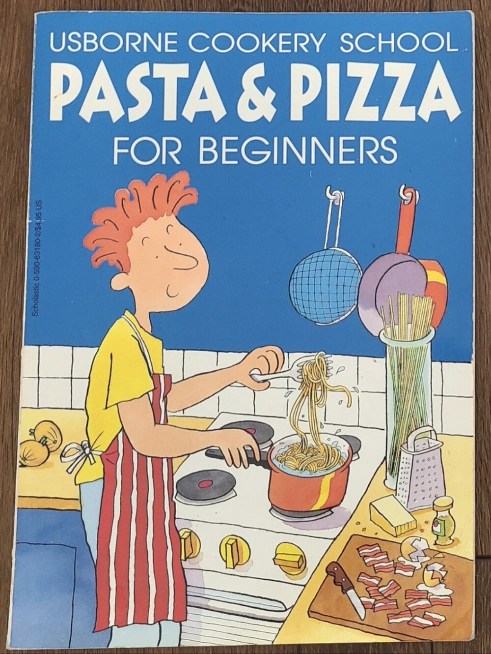 Usborne Cookery School Pasta & Pizza For Beginners Kids Cookbook